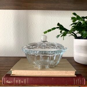 1970s Oyster Pearl by KIG Indonesia Beaded Candy Bowl Dish